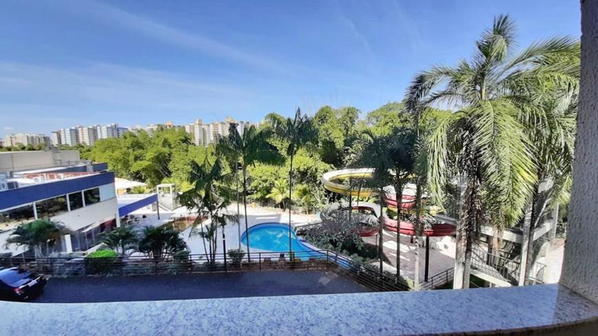 Flat Golden Dolphin Grand Hotel - Quarto E Sala Com Roupa De Cama E Banho - Piscinas 24H Caldas Novas Εξωτερικό φωτογραφία