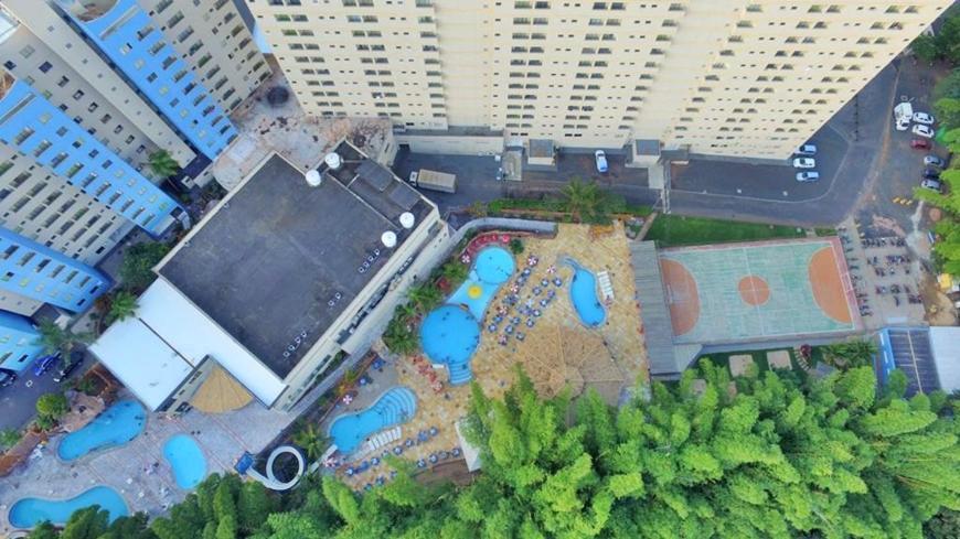 Flat Golden Dolphin Grand Hotel - Quarto E Sala Com Roupa De Cama E Banho - Piscinas 24H Caldas Novas Εξωτερικό φωτογραφία